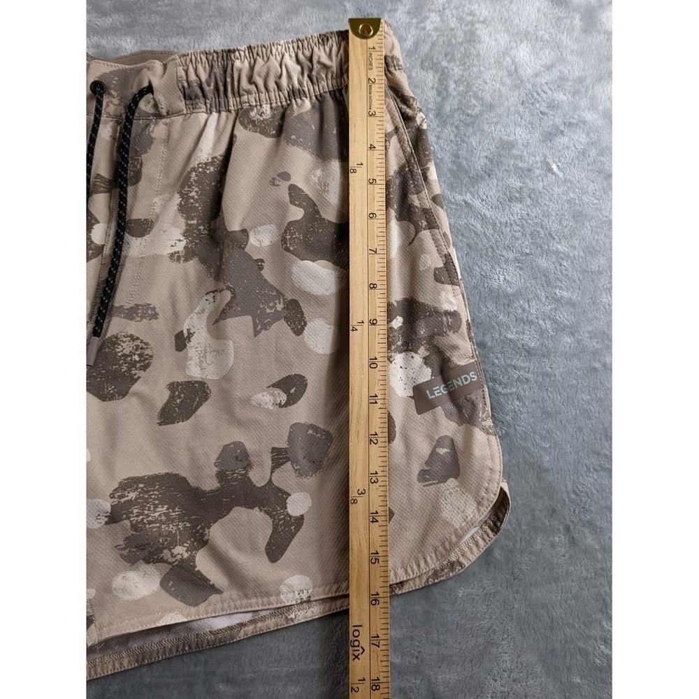 Legends Luka Shorts Mens XL Camo Lined Performance Stretch Training Zip Pocket - Picture 6 of 12
